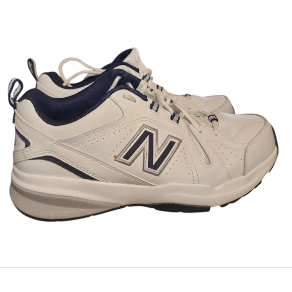 New Balance Other - Mens New Balance 608 White Navy Casual Comfort Training Sneaker Shoes MX608V5 9